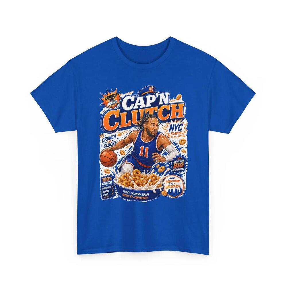 CapN Clutch Cereal Basketball T-Shirt Nyc Jalen Brunson Style